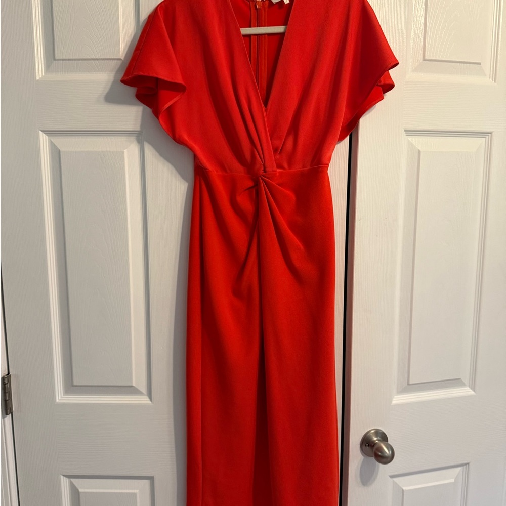 Ted Baker Vibrant Red Midi Dress